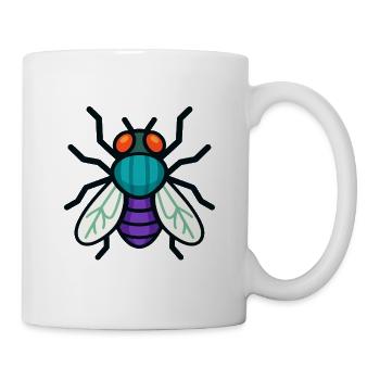 DAS SYMBOL – FLIEGEN - Tasse - Weiß - Rechts