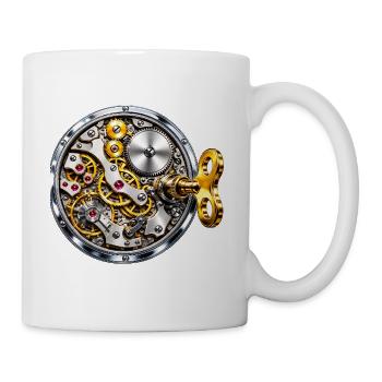 Gold Movement Mechanical - Tasse - Weiß - Rechts