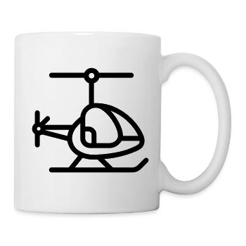 Gyrokopter - Tasse - Weiß - Rechts