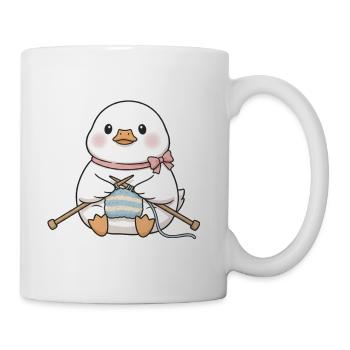 Stricken  - Tasse - Weiß - Rechts