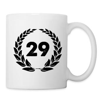 kranz_29 - Tasse - Weiß - Rechts