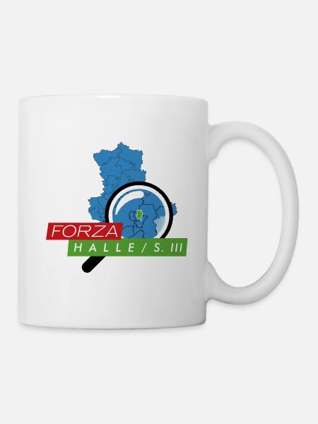 Halle-S-III - Tasse - Weiß
