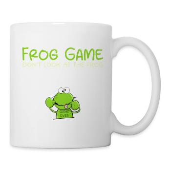Frog Game Lustiger Frosch | Frosch Geschenk - Tasse - Weiß - Rechts