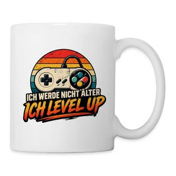 Gamer Geburtstag älter werden - Tasse - Weiß - Rechts