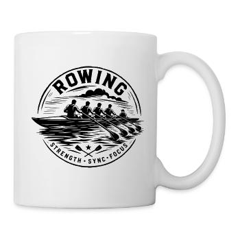 Rudern Team - Tasse - Weiß - Rechts