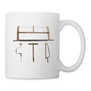 Werkzeugposter - Tasse - Weiß - Rechts