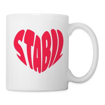 STABIL - HERZ - Tasse - Weiß - Rechts