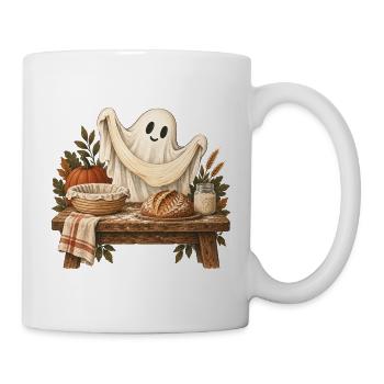 Herbstgeist am Erntetisch - Tasse - Weiß - Rechts