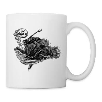 "Don't disturb me" - Tasse - Weiß - Rechts