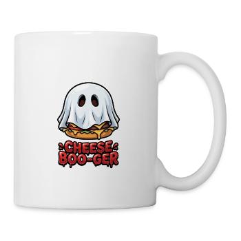 Cheese Boo-Ger Halloween - Tasse - Weiß - Rechts