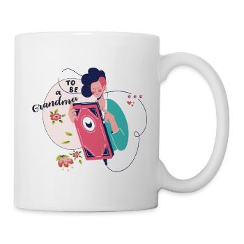 to be a grandma - Tasse - Weiß - Rechts