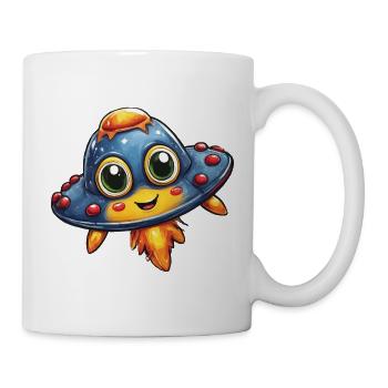 Kinder UFO  - Tasse - Weiß - Rechts