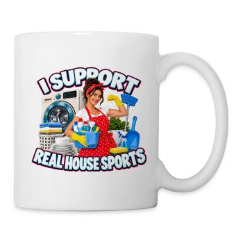 Real House Sports JGA Spruch - Tasse - Weiß - Rechts