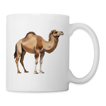 Kamel im aquarell Stil Geschenkidee  - Tasse - Weiß - Rechts