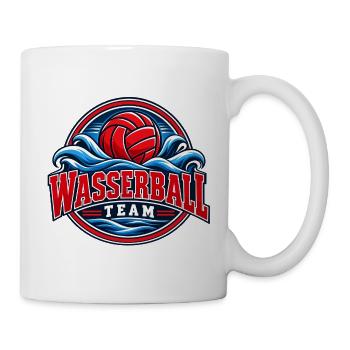 Wasserball Team Logo - Tasse - Weiß - Rechts