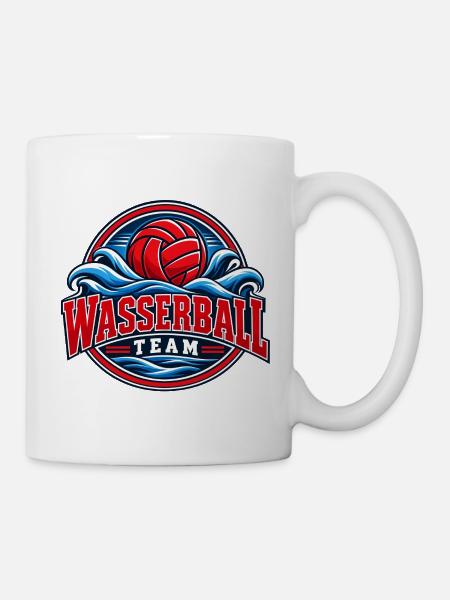 Wasserball Team Logo - Tasse - Weiß