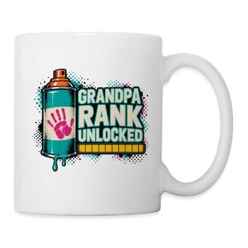 Opa Rang Freigeschaltet - Tasse - Weiß - Rechts