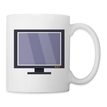 Fernsehen - Tasse - Weiß - Rechts