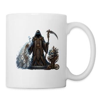 Der Mitternachtspfau – Stea Gothic Elegance - Tasse - Weiß - Rechts