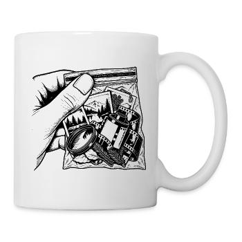 Suchtfoto Argentique – Filmverpackungsbeutel - Tasse - Weiß - Rechts
