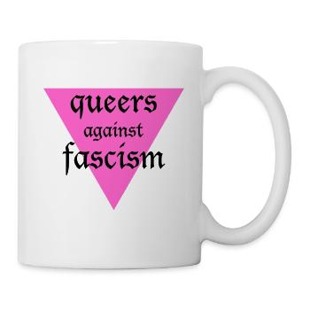 Schwule gegen den Faschismus - Tasse - Weiß - Rechts