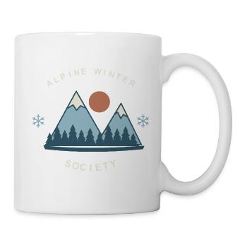 Alpine Winter Society - Tasse - Weiß - Rechts