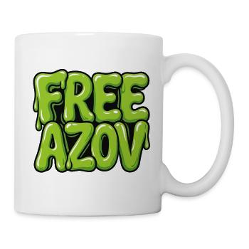 Free Azov – Graffiti - Tasse - Weiß - Rechts