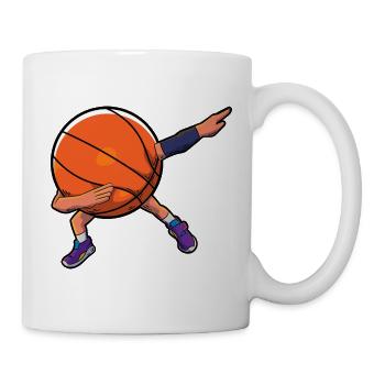 Basketball Dab - Tasse - Weiß - Rechts