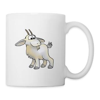 Ziege - Tasse - Weiß - Rechts