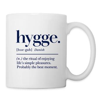 hygge - Definition - Dänemark - Denmark - Tasse - Weiß - Rechts