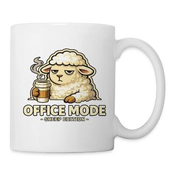 Office Mode Schaf-Edition - Tasse - Weiß - Rechts