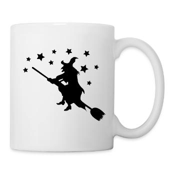 Hexe - Tasse - Weiß - Rechts