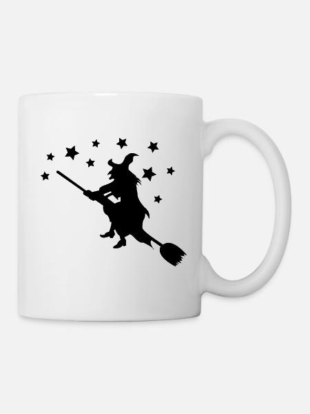 Hexe - Tasse - Weiß
