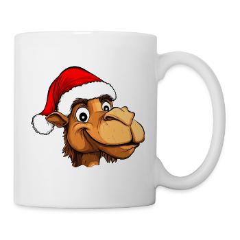 Kamele Christmas - Tasse - Weiß - Rechts