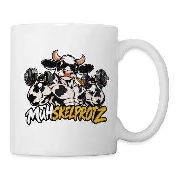Muhskelprotz - Muskelprotz - Tasse - Weiß - Rechts