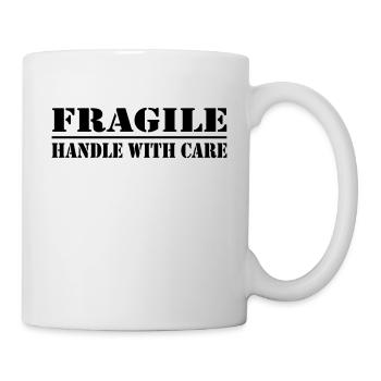 fragile - Mug - white - Right