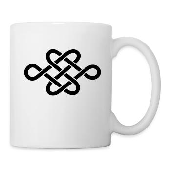 endless knot - Mug - white - Right