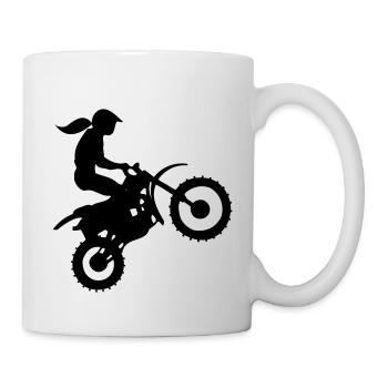 MOTOCROSS GIRL - Mug - white - Right