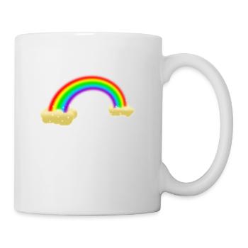Arc en ciel - Mug blanc - blanc - Droite