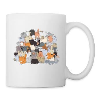 Un TAS de chats - Mug blanc - blanc - Droite