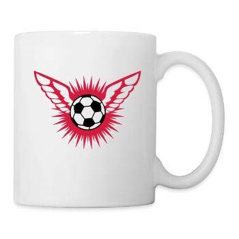 FOOTBALL inspires - Mug - white - Right