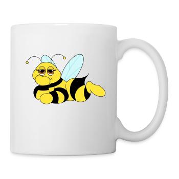 Bienenfrau - Tasse - Weiß - Rechts