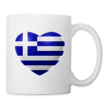 Heart (Greece / Ellas) - Mug - white - Right