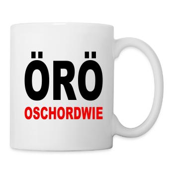 Oeroe - bonne chance en français - Mug blanc - blanc - Droite
