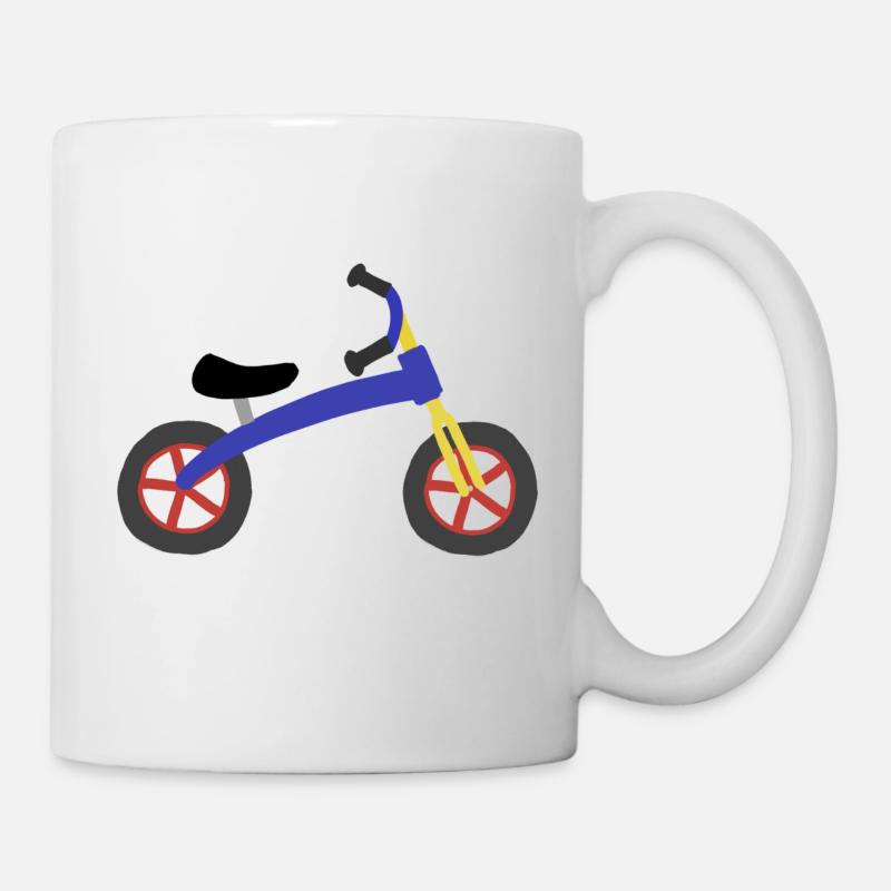 Laufrad - Tasse - Weiß