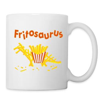 Fritosaurus - Vecteur dans une conception - Mug blanc - blanc - Droite