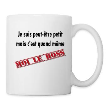 cest moi le boss - Mug blanc - blanc - Droite
