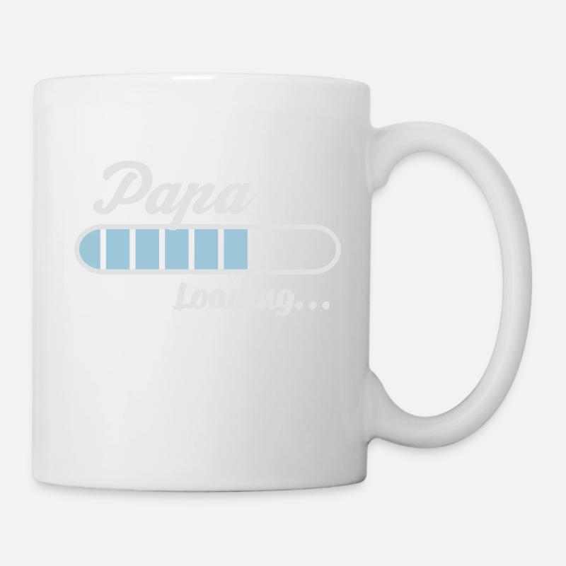 Papa Loading... - Tasse - Weiß