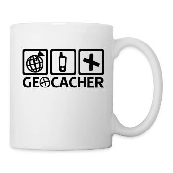 Geocacher 3 - Tasse - Weiß - Rechts