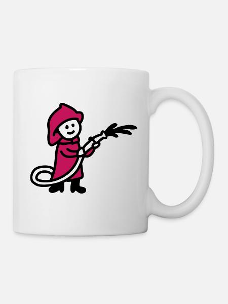 Feuerwehrmann - Tasse - Weiß